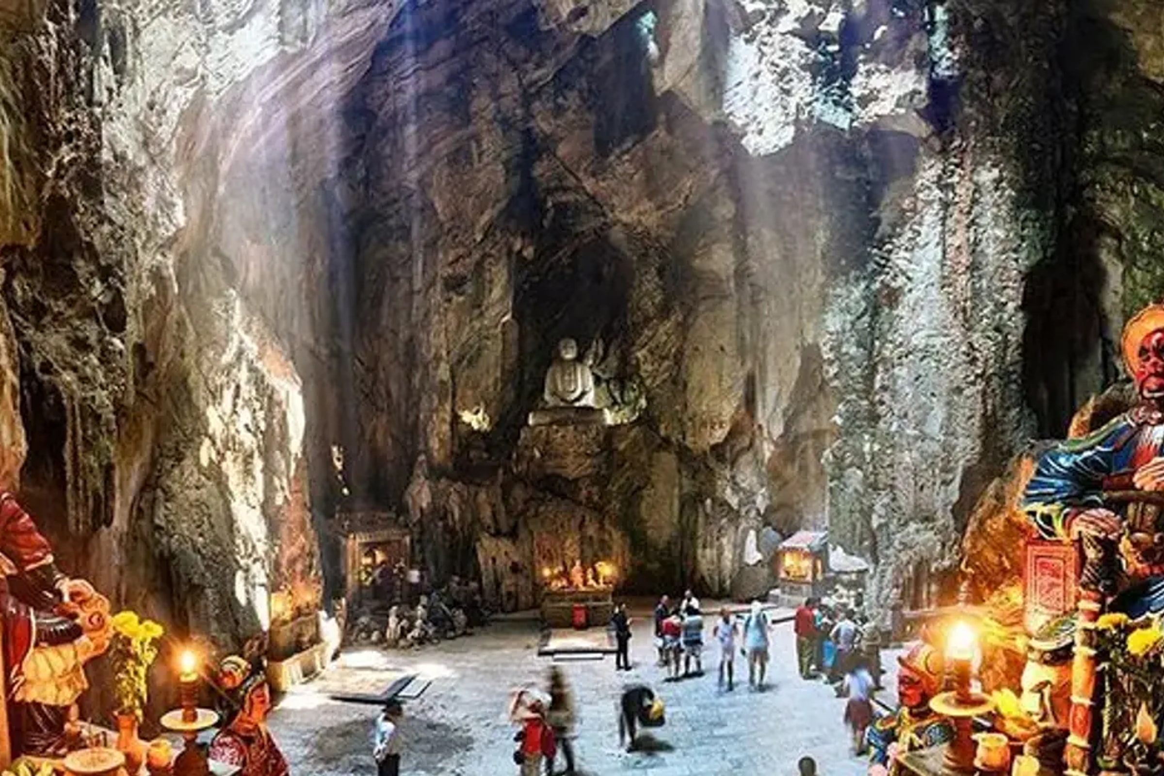 Marble Mountain and Lady Buddha from Hoi An or Da Nang